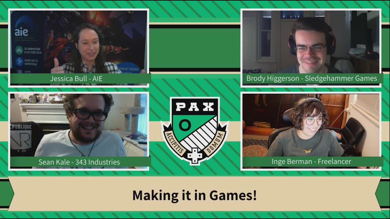 Make it in games! AIE PAX Panel