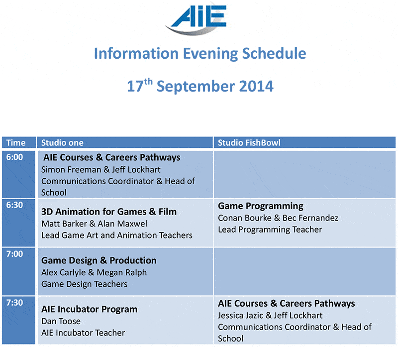 AIE | Information Evening