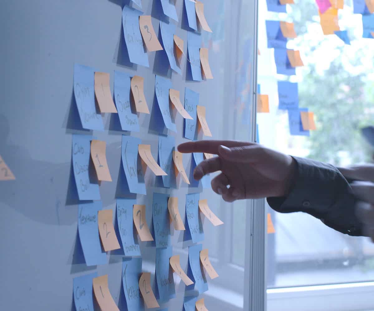 Game Design Postit Planning Board | Academy of Interactive Entertainment