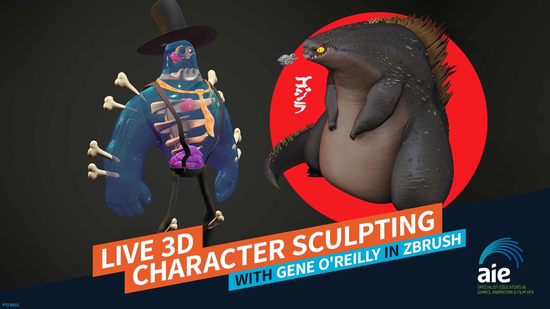 Live 3D Character Sculpting with Gene O'Reilly | AIE Workshop