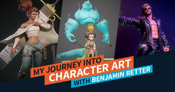My Journey into Character Art - Benjamin Retter Feature Image | AIE Workshop