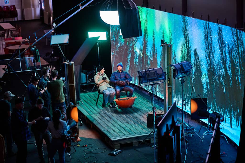 Minister Tara Cheyne MLA Virtual Production Set | AIE