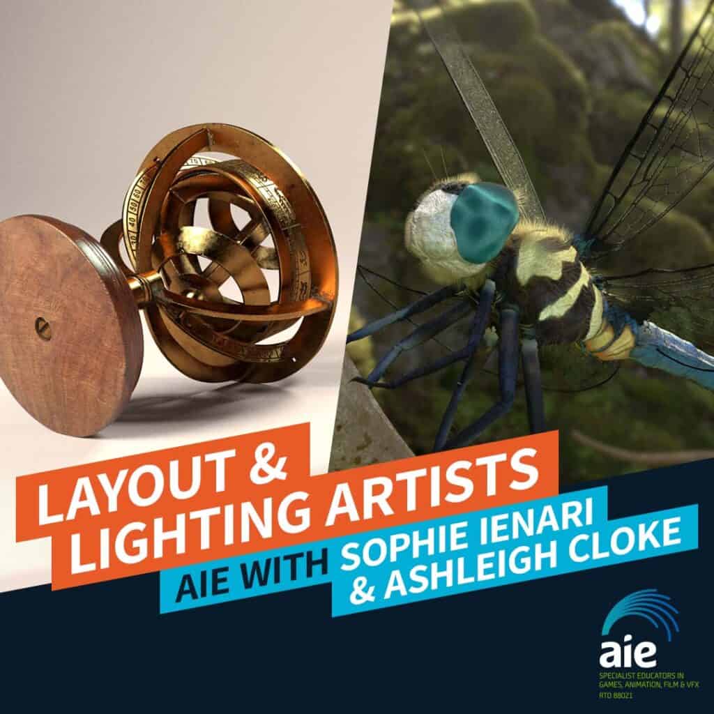 Layout & Lighting Artists: AIE with Sophie Ienari & Ashleigh Cloke Feature Image | AIE Workshop