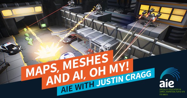 Maps, Meshes And AI, Oh My: AIE with Justin Cragg Feature Image | AIE Workshop