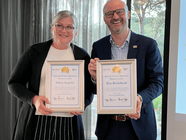AIE Alumni awarded 2022 ACT Chief Minister’s Pearcey Entrepreneur Award