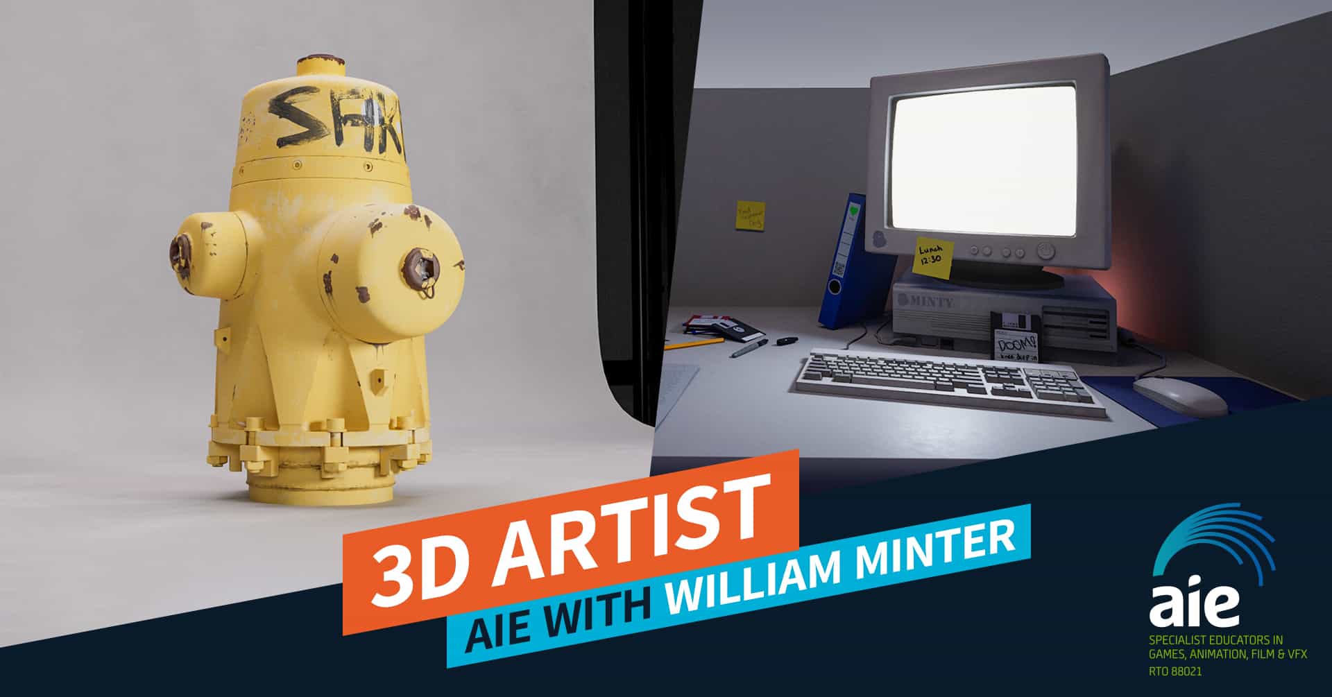 3D Artist: AIE with William Minter | AIE Livestream