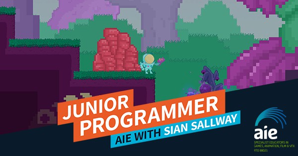 Junior Programmer: AIE with Sian Sallway Feature Image | AIE Livestream